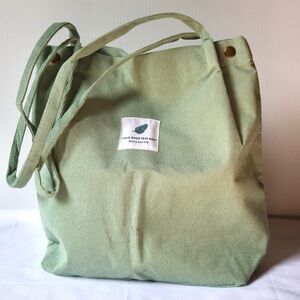 NEW Corduroy Tote / Shoulder Bag, Sage Green